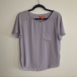 Joe Fresh Boyfriend T-Shirt with Pocket Lilac Size Medium